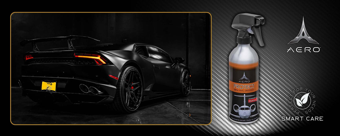 AERO PROTECT – Kunststoffpflege, die Kunststoffe „wie neu“ aussehen lässt und das Material weich hält