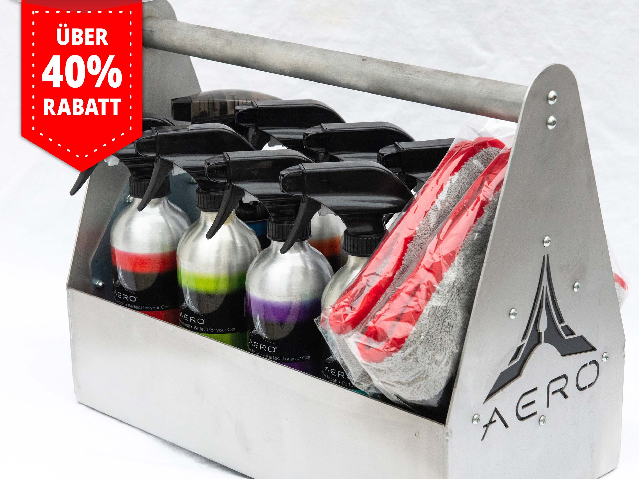 AERO Premium-Set im Alu-Träger
